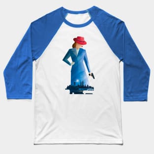 Agent Carter Time and Tide Baseball T-Shirt